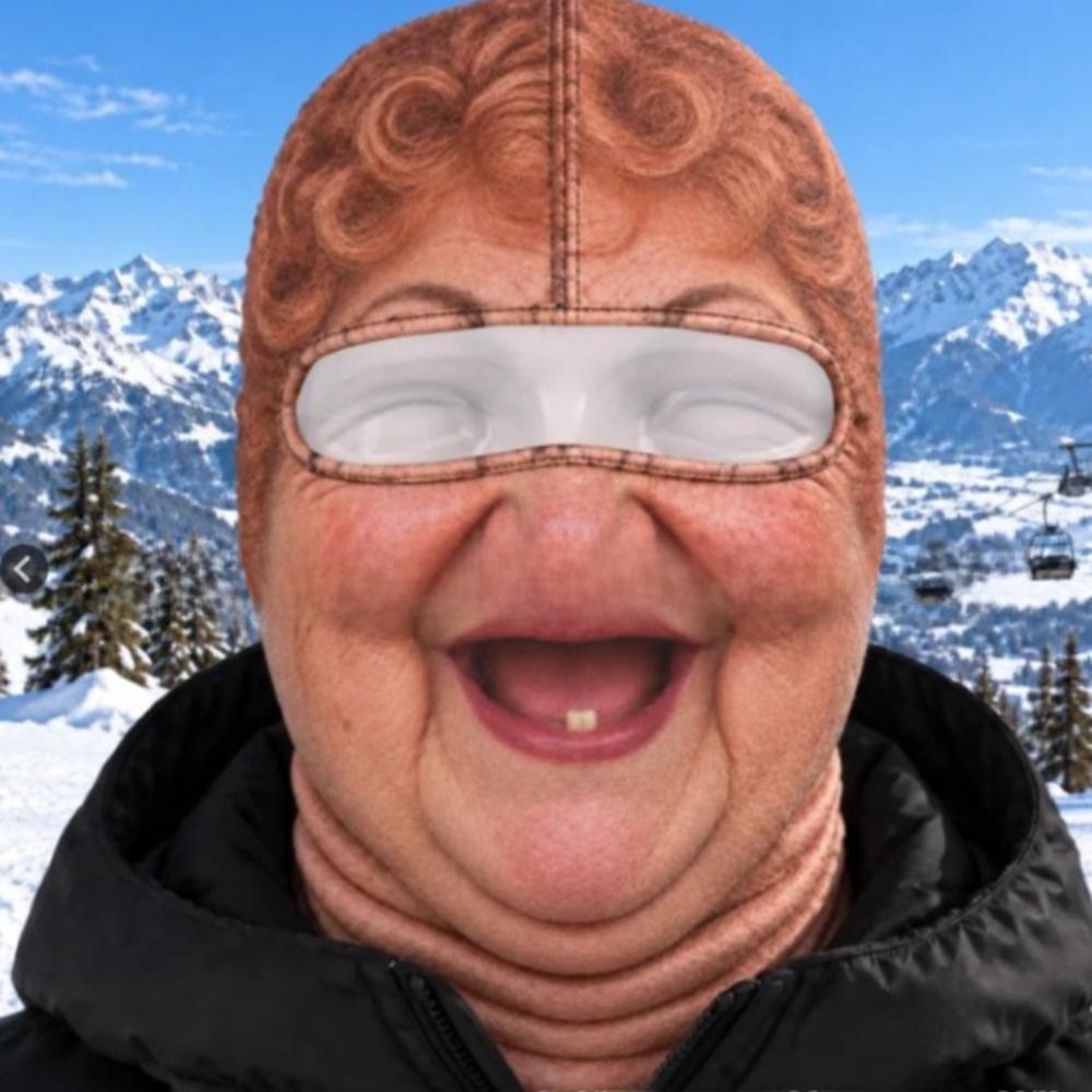 3D Printed Design 3D Printed Balaclava Full Face Coverage Winter Windproof Mask For Skiing
