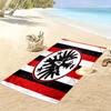 Пляжное полотенце Eintracht Frankfurt, Большое, Мягкое, Быстросохнущее, для Пляжа, Кемпинга, Плавания