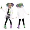 Костюм безумного ученого на Хэллоуин для девочек и мальчиков, униформа, набор для косплея для детских ролевых игр