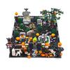 MOC Хэллоуин дом с привидениями набор строительных блоков игрушка DIY сборка сцена ужасов кладбище строительная комбинация украшение для вечеринки подарок