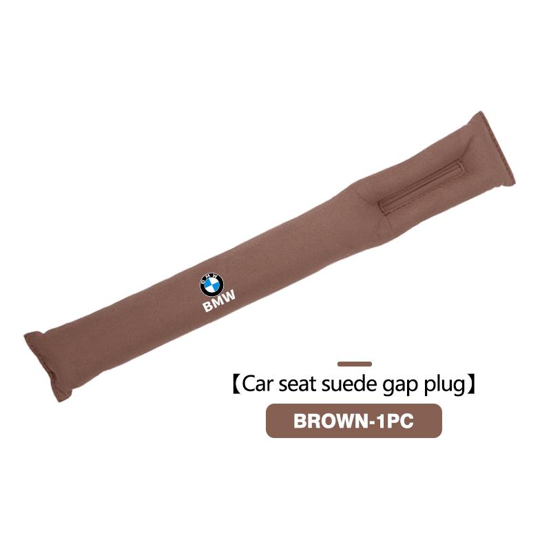 Suede Car Logo Seat Gap Filler Seat Seam Leak-proof Plug Strip For BMW E46 E90 E60 F10 E39 F30 E36 E87 E90 E30 E53 F31 E92 MP1