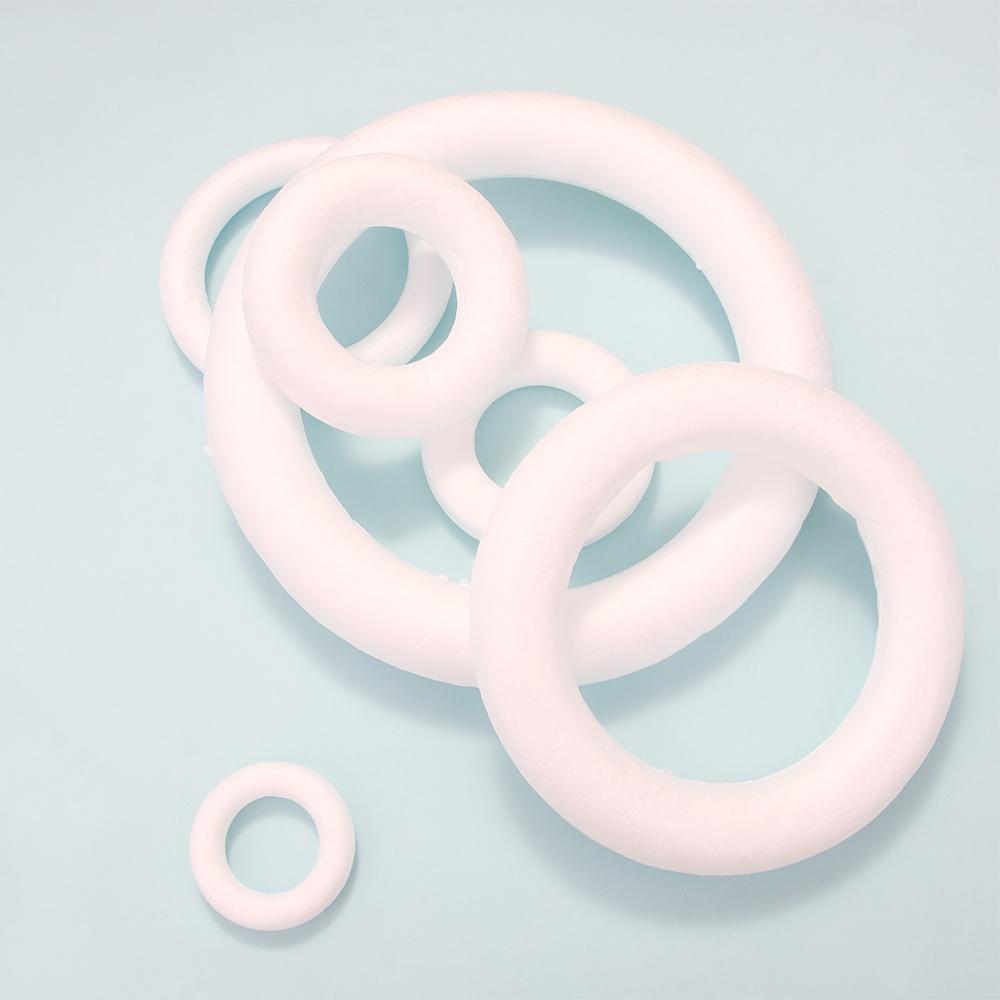 XMAS Polystyrene Foam Ring For Craft DIY Accessory Handmade Party Decorations