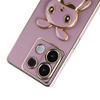 Case for Xiaomi Redmi Note 13 Pro 5G, Rabbit, purple + 9H Tempered Glass