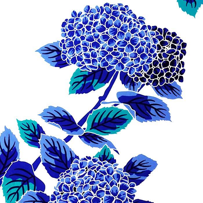 Anbo Dyeing Hand Towel "Dye-Tsuke Iroe Hydrangea White" Authentic Dyed Cotton 100% Tokuoka Made In Japan 35cm X 100cm