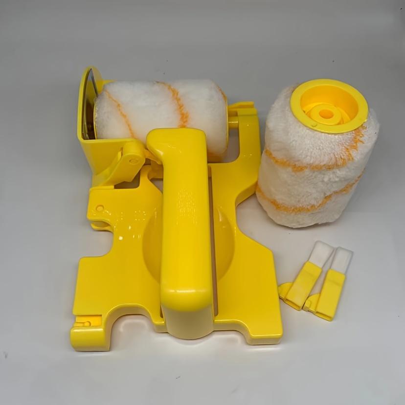 Набор из 5 валиков для покраски с кромочным инструментом, многофункциональный набор для покраски углов, неэлектрический пластиковый набор для самостоятельного декорирования стен, гладкая отделка