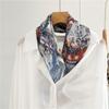 Тонкий шелковый шарф 12 мм для женщин Весенне-летняя мода Универсальный шарф 100% шелк тутового дерева Квадратный шарф Шаль Бандана Роскошный