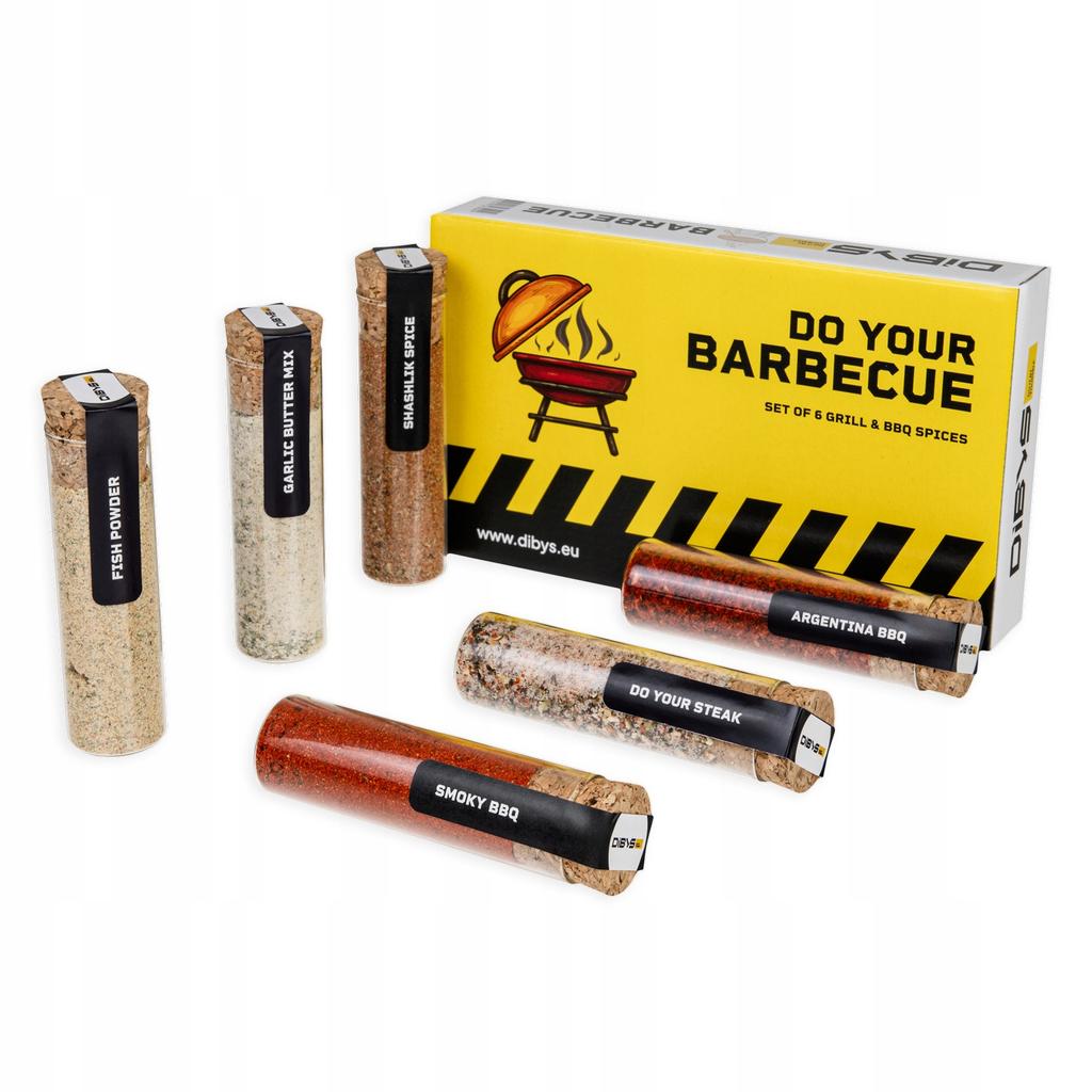 BBQ SEASONING SET "DO YOUR BARBECUE" 6x60ML