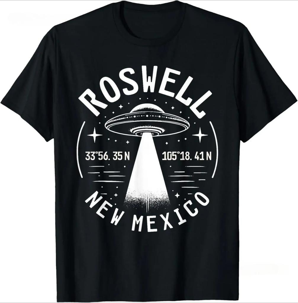 Roswell Newest Mexico Alien UFO Printed Women T Shirt Vintage Comfortable Fashion Graphic Casual Women Tshirt Clothing