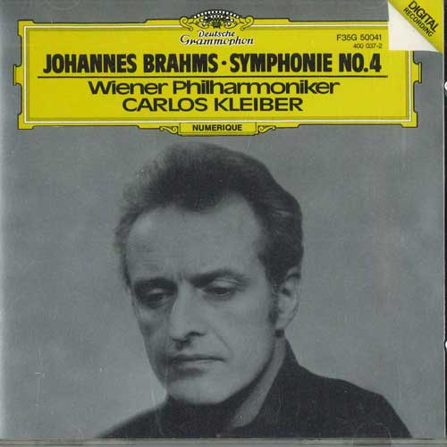 CD БРАМС, КЛАЙБЕР(КАРЛОС); ВЕНА ФИ - Брамс: Симфония №. 4 ре минор F35G50041 POLYDOR Япония ОбиКлассика Б/У