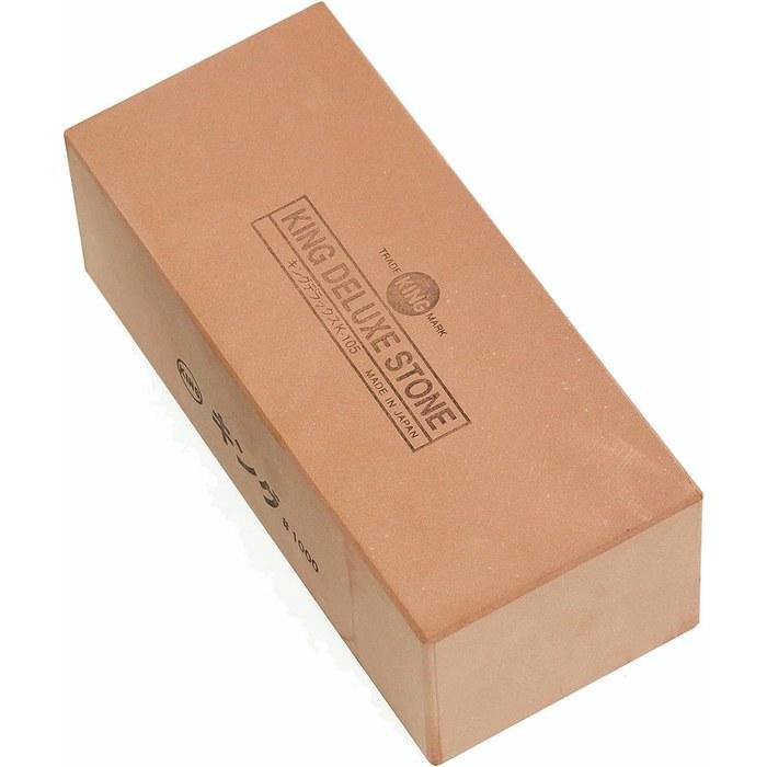 King Whetstone Deluxe Extra Large (1000) 230x100x80, #1000 Grit, Medium Finish, Brown
