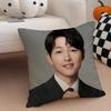 Handsome Talented Korean Actor SSong Joongki Cushion Cover Throw Pillow Cover Hidden Button Durable Polyester Chair Cushion