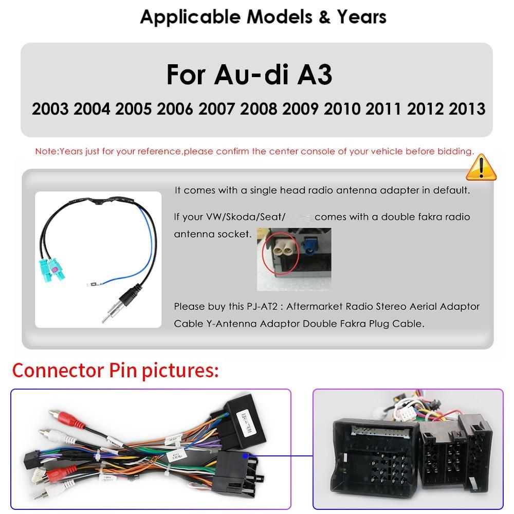 Hizpo 4G + WIFI 2 Din Android Auto Radio для A3 8P 2003-2013 Carplay Автомобильный мультимедиа GPS 2din Авторадио Навигация GPS Головное устройство Автомобильное видео