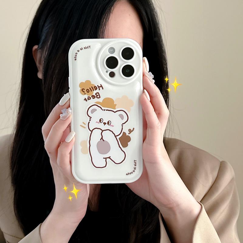 Силиконовый чехол Zhitai Cartoon Air Cushion для iPhone 10/11/12/14/15 Pro