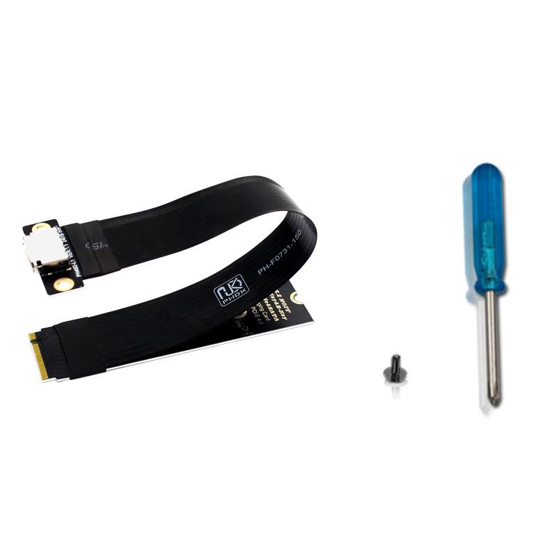 Удлинительный кабель M.2 Nvme To Oculink 4I для SSD видеокарты M2 M Key к Sff-8611 Sff-8612 адаптерный кабель для настольного компьютера ноутбука