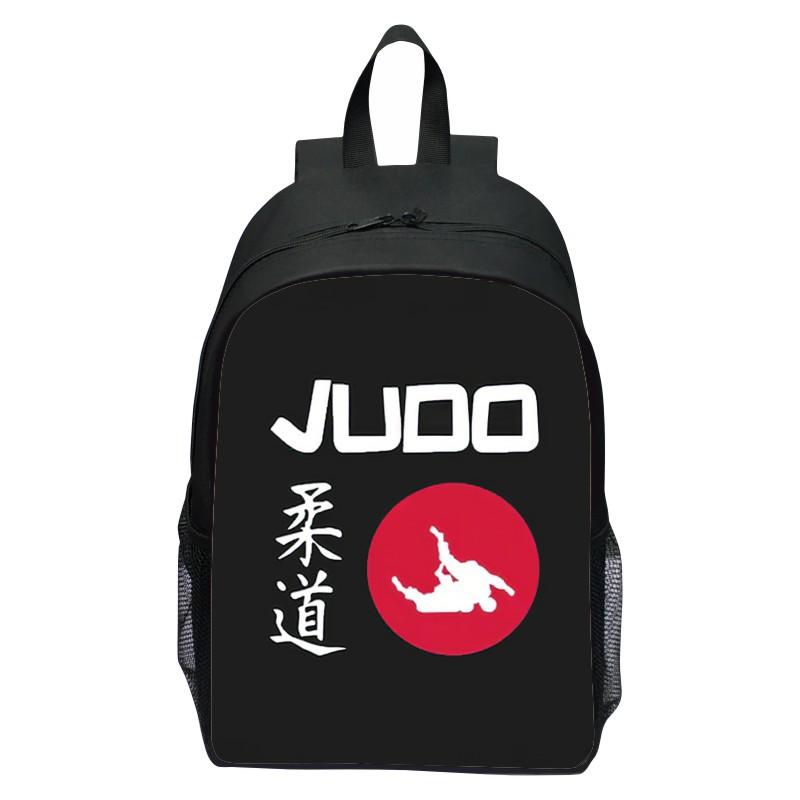 Новый рюкзак JUDO с принтом для учеников начальной школы, мультяшный рюкзак для карате для 1-3 классов, повседневный и легкий
