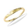 Gold Plated Ring 'Boho' Golden (sun) - 3 Mm