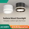 Surface Mount Spot Led Downlight 220v Ceiling Lights LED Spotlight For Home Bedroom 5W 10W 15W Cold/Natural/Warm White Aluminum