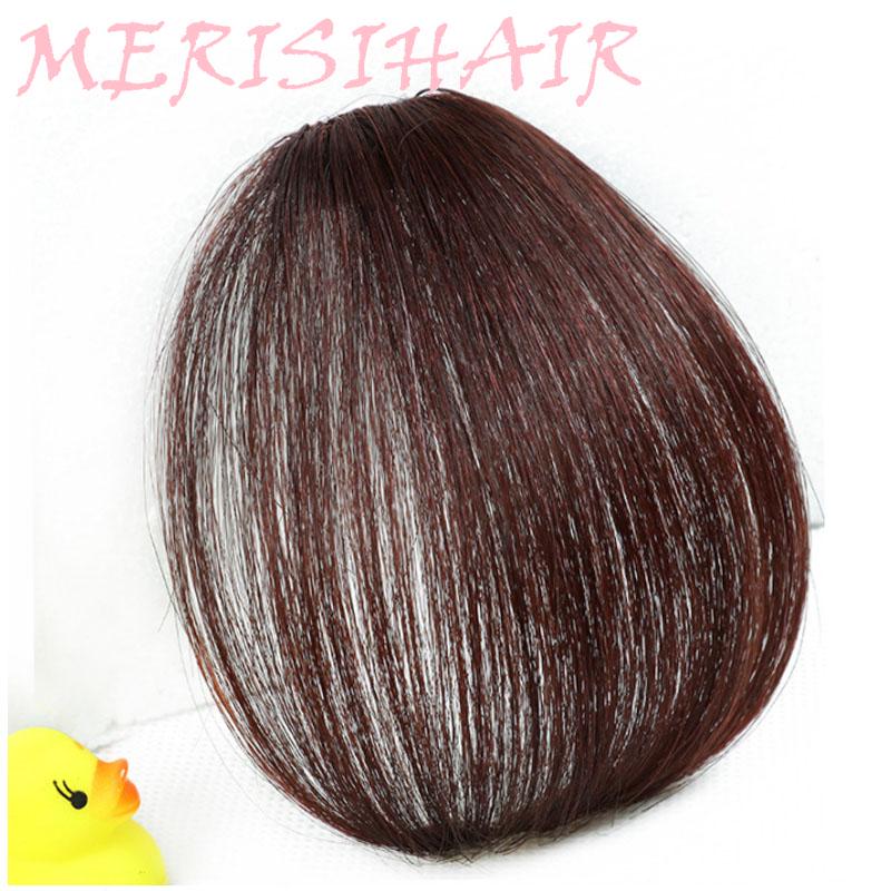 Синтетические пряди волос для создания красивой челки