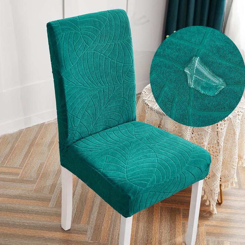 Жаккардовые плотные водонепроницаемые чехлы на сиденья для стульев в столовой, чехлы для сидений обеденных стульев, чехлы для кухонных стульев, накидки