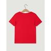 Майка с принтом самолетов для мальчиков, с круглым вырезом, повседневная, с коротким рукавом