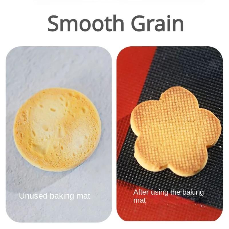 30X40cm Silicone Grill Mat Baking Tray Breathable Cookie Bread Mat Oven Microwave High Temperature Baking Kitchen Tools
