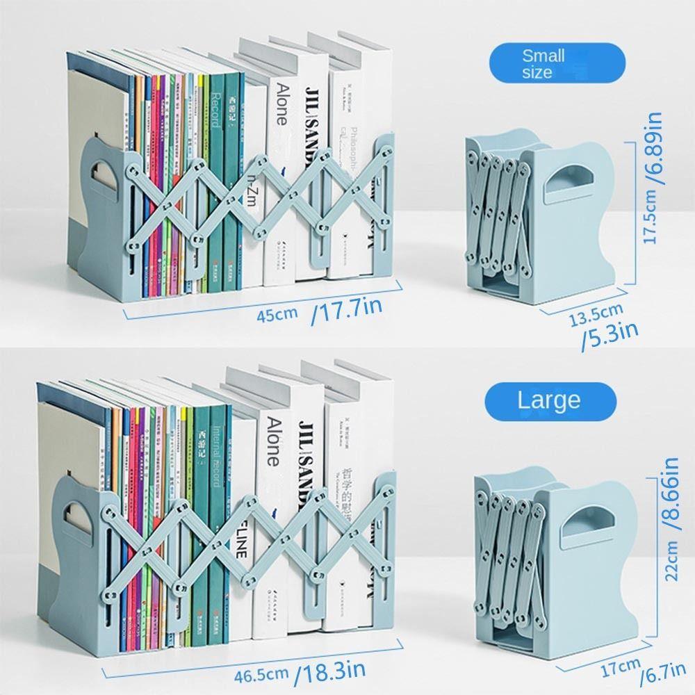 with Pen Holder Adjustable Bookshelf Save Space Divider Book Stand Book Support Stand
