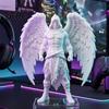 Уникальный персонализированный подарок, 3D-печатная статуэтка Темного Ангела, Готическая фигурка с капюшоном, Детализированная фигурка животного с высоким уровнем детализации, Крылатый декор для стола для дома и офиса,