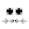 [D3286] - Brilliant Black Silver - 4 Mm
