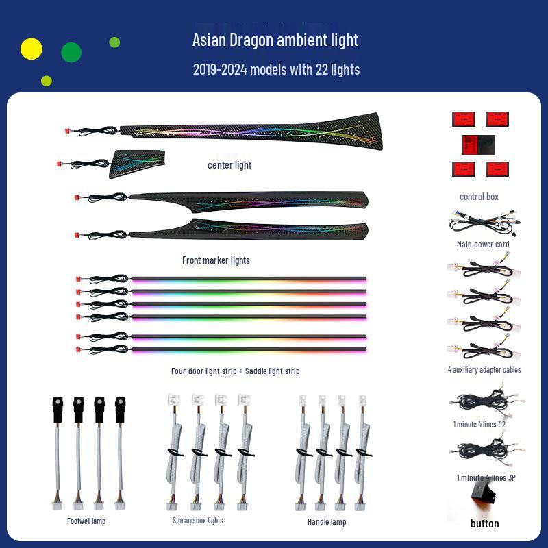 Ambient Car Light for Toyota Avalon 2019-2024
