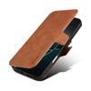 DENIOR B06 For iPhone 16 Pro Case Magnetic Detachable Wallet Stand Leather+TPU Phone Cover