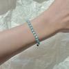 KIETIMOOR Blue Pearl Bracelet (Silver 925) Blue Pearl Silver Bracelet