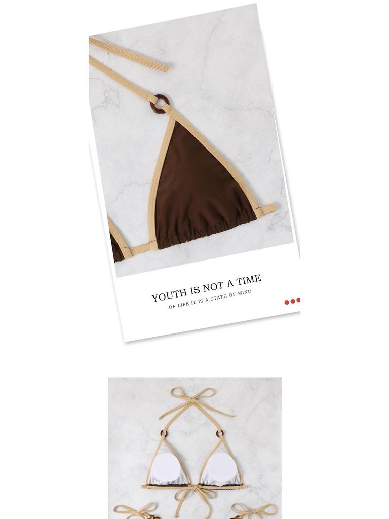 Европейский и американский высококлассный женский сексуальный купальник бикини на шнуровке, идеально подходящий для пляжного отдыха