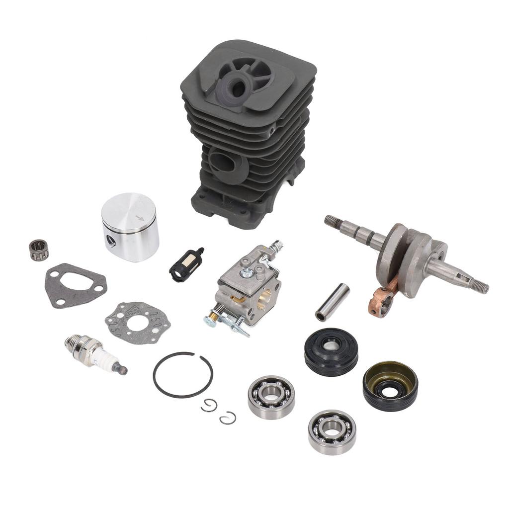 Комплект поршня цилиндра, сменный комплект масляного уплотнения подшипника поршня цилиндра карбюратора для Husqvarna