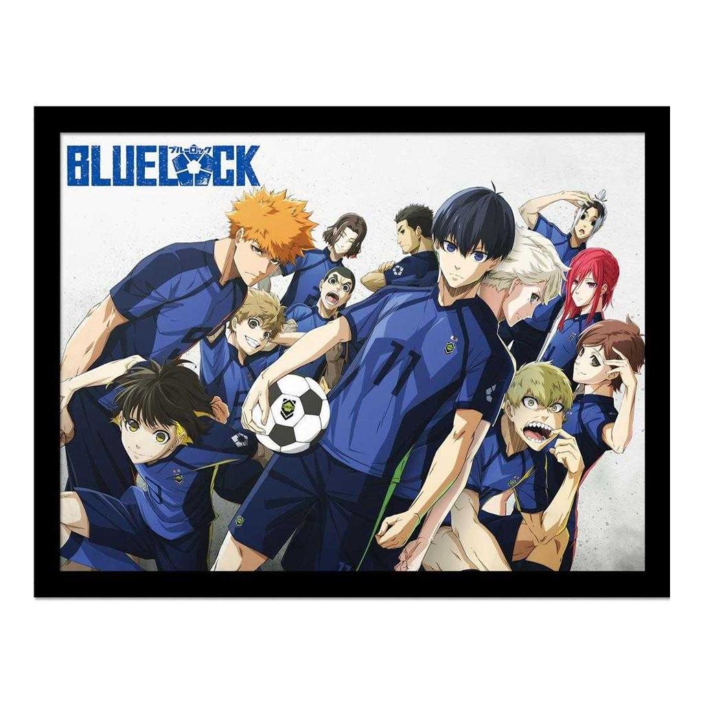 Blue Lock Characters Framed Poster