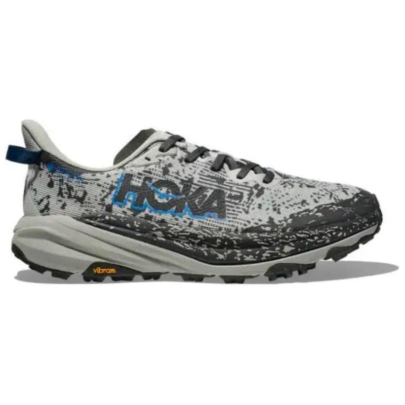 HOKA One One SPEEDGOAT 6 Амортизирующие Нескользящие Отскок Низкие Кроссовки для Бега Мужские Серые Кроссовки 1155150-sstt