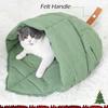 Durable Cat Sleeping Bag Soft Pet Cuddle Zone New Cat Bed Cave  Home Environment