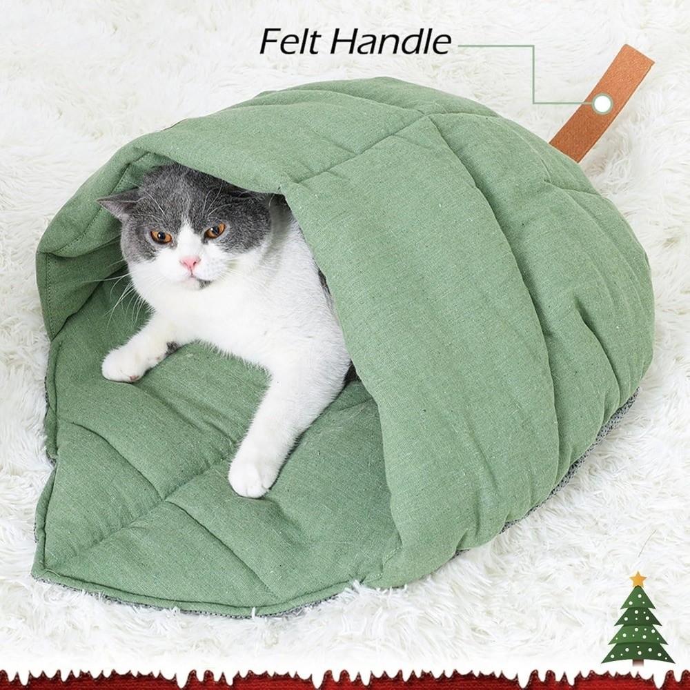 Durable Cat Sleeping Bag Soft Pet Cuddle Zone New Cat Bed Cave  Home Environment