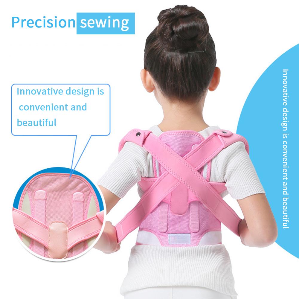 Регулируемый дышащий плечевой бандаж, поддержка спины, детские ремни для позвоночника, пояс для коррекции осанки, детский корректор осанки спины