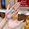 Золотой 999 Телефонный брелок Shuibei: Брелок «Стань богатым и красивым» - Идеальный подарок для подруг и девушек.