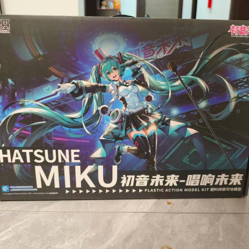Оригинальная экшн-фигурка Hatsune Miku Sing To The Future Ограниченное издание Собранная модель Кукла-экшн со светом Коллекционные модели игрушек