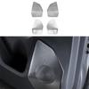 For Kia EV3 2024 2025 2026 Stainless Steel Car Tweeter Door Speaker Cover Third Row Speaker Trim Accessories LHD