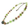 Les Trésors De Lily [J2005] - Green 'Mineralia' Designer Necklace