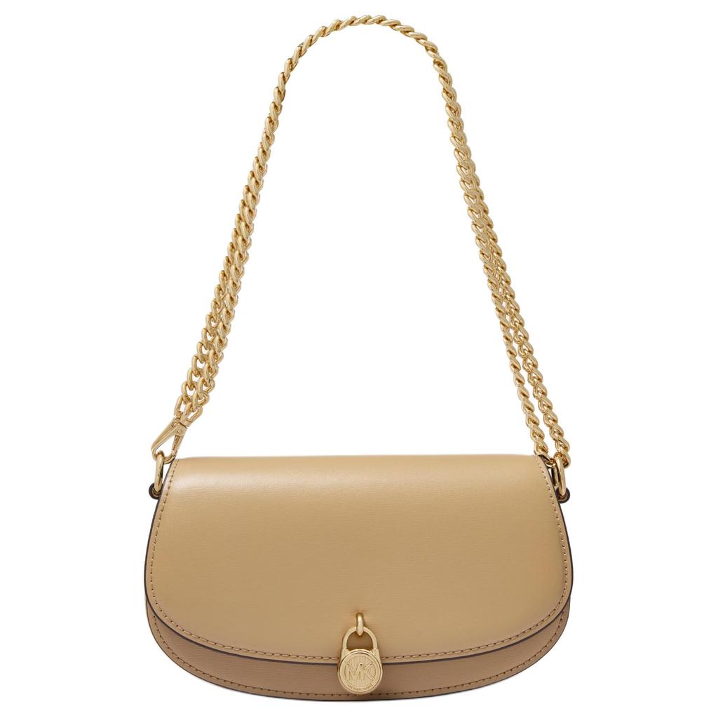 Michael Kors Adjustable Strap Leather Shoulder Bag Small Women shoulder bag Camel 35F5GIMC5L-CAMEL