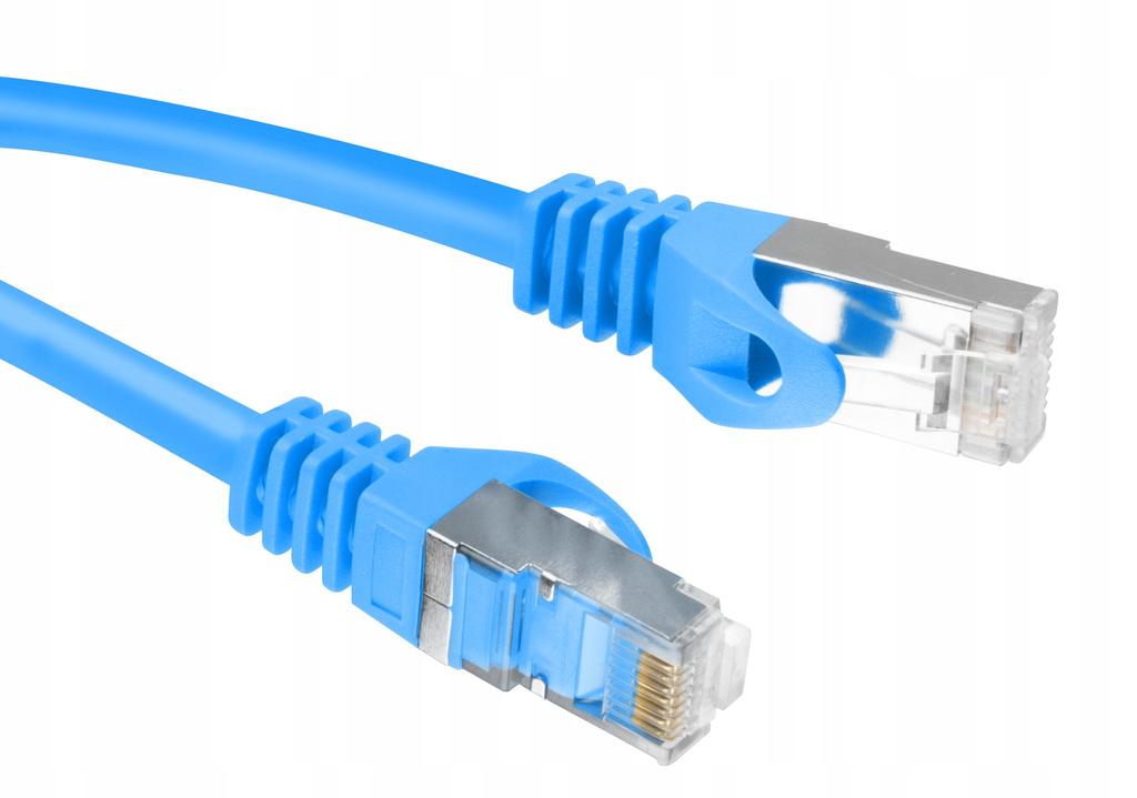 Patchcord Lanberg FTP kat.6 0,25m niebieski