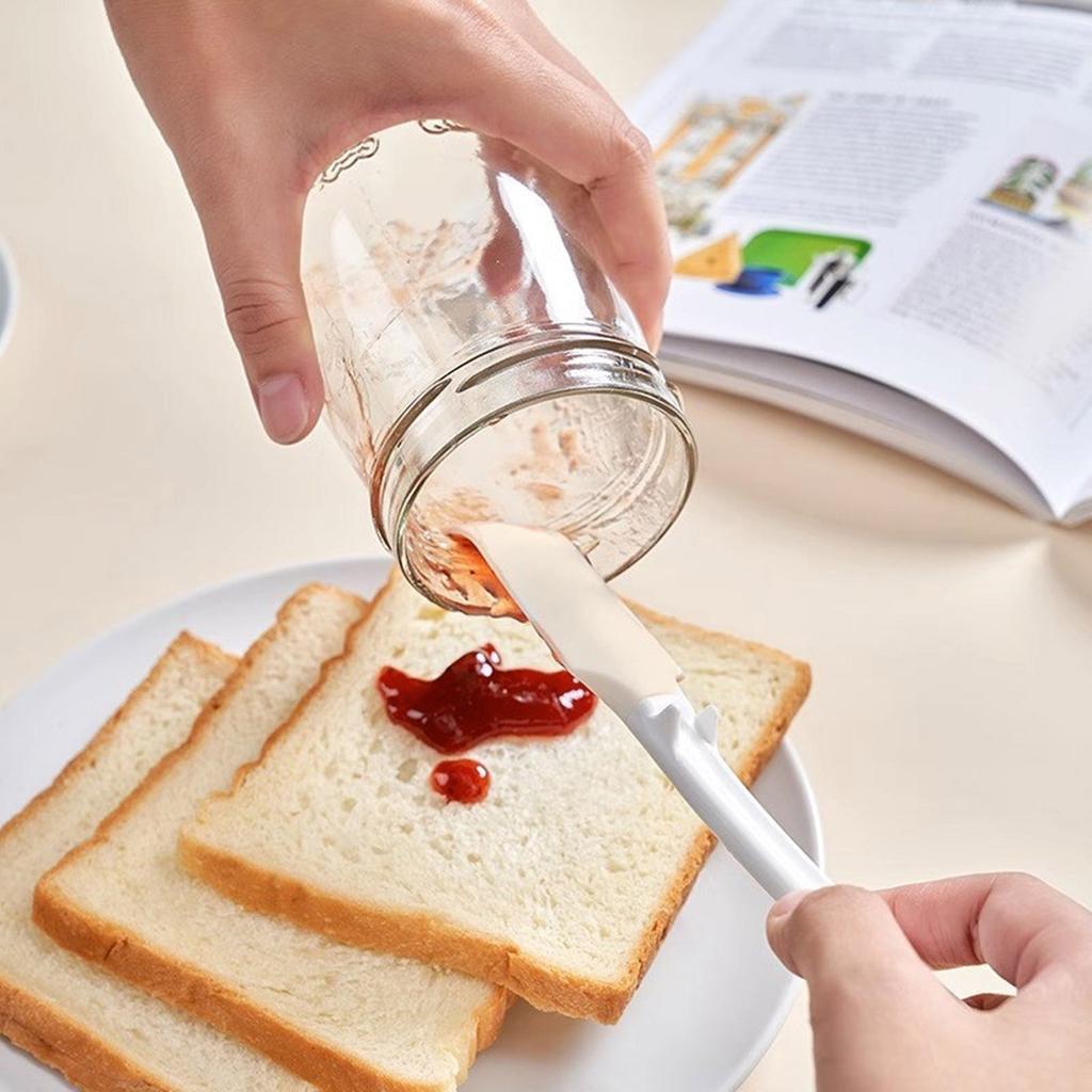 Термостойкий нож для масла Силиконовая лопатка-скребок для профессионального и начинающего пекаря Незаменимый инструмент для выпечки