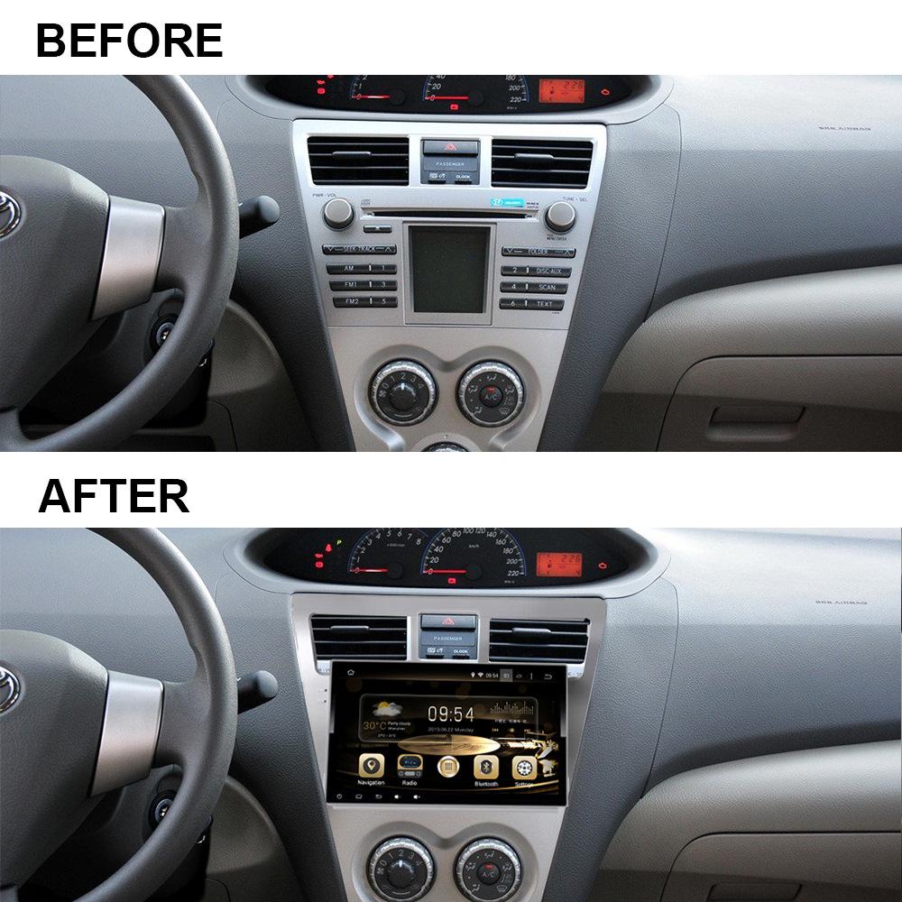 9-дюймовый Android-смарт-экран с DSP-навигацией для моделей Toyota Vios 2007 года