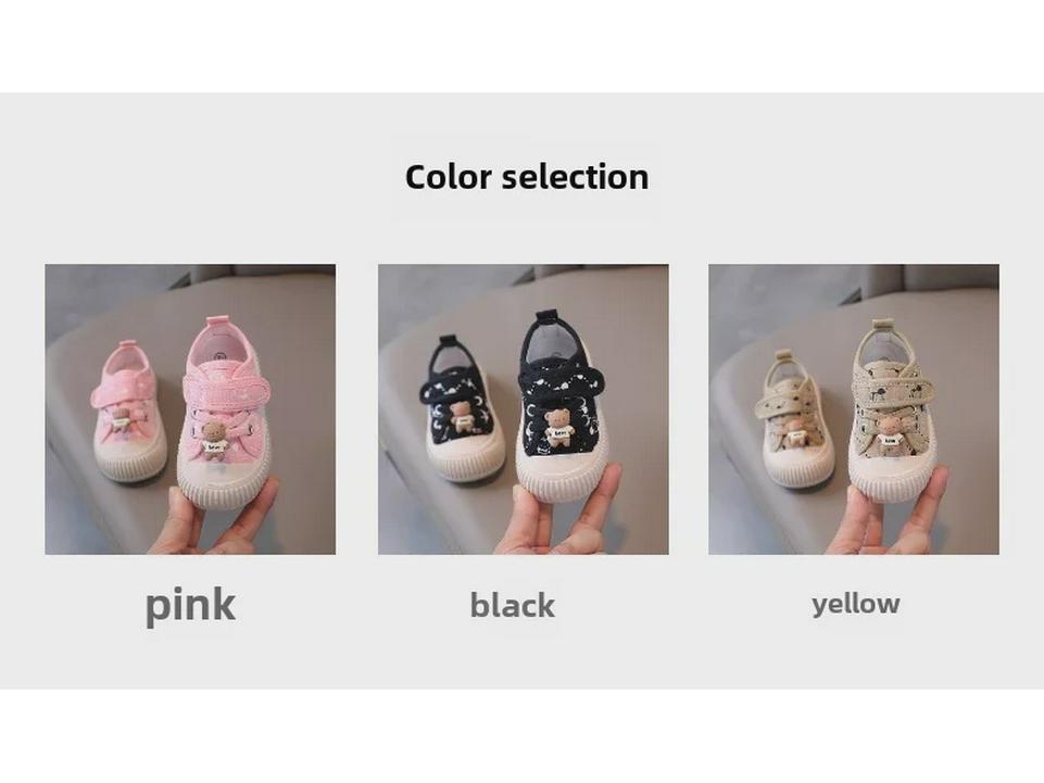 Детские парусиновые кеды весна/осень: Мягкая подошва, дышащая, легко надевается для малышей