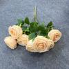 7 Heads Real Happy Imperial Rose Flower Mini 9 Colors Valentine's Day Flowers Photography Photo Gift Rose Flowers Decorative