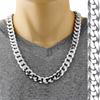 Men' Silver Chain 10mm SILVER 925 As a Gift for a Boyfriend Pancerka