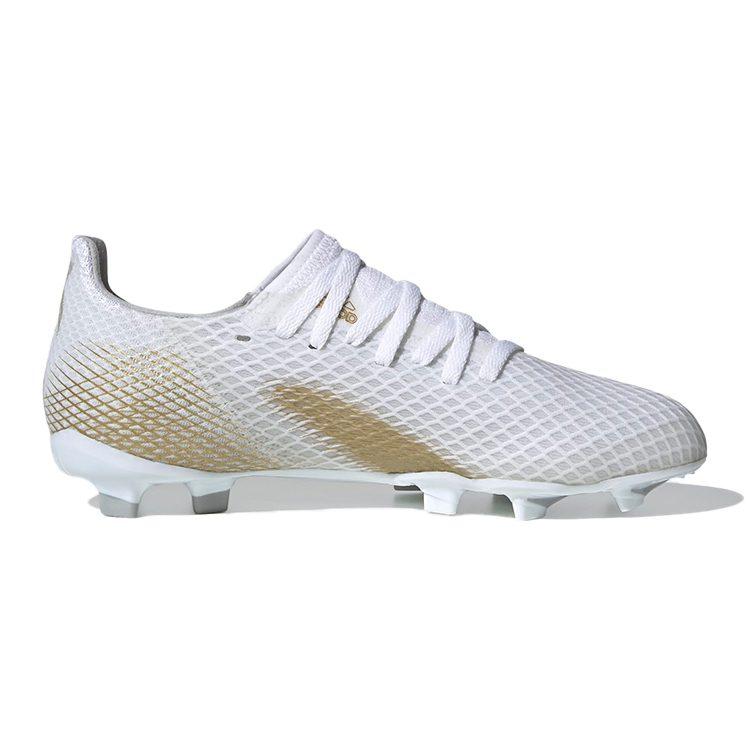 adidas X Ghosted 3 FG Белый Металлик Золотой Меланж Детские EG8210